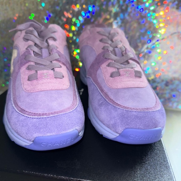 Chanel purple trainers - Picture 2 of 8